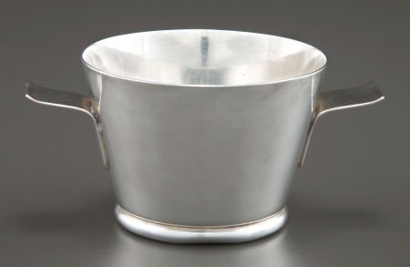 AN ALLAN ADLER SILVER NUT BOWL Allan Adler, Inc: AN ALLAN ADLER SILVER NUT BOWL Allan Adler, Inc, Los Angeles, California, circa 1950<