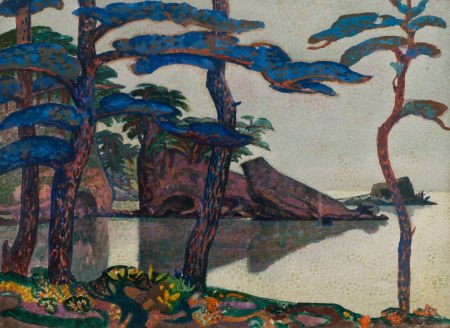 MILLARD SHEETS (American, 1907-1989) West Coast: MILLARD SHEETS (American, 1907-1989)West Coast of Japan near Izumi, 1967Wat