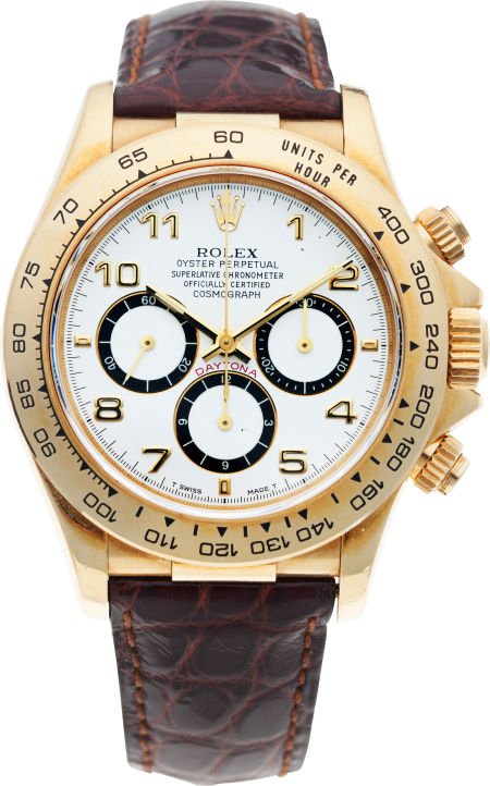 No Shipping into the U.S. - Rolex Ref. 16518 Gol: No Shipping into the U.S. - Rolex Ref. 16518 Gold Oyster Perpetual Cosmograph Daytona, circa 1991<