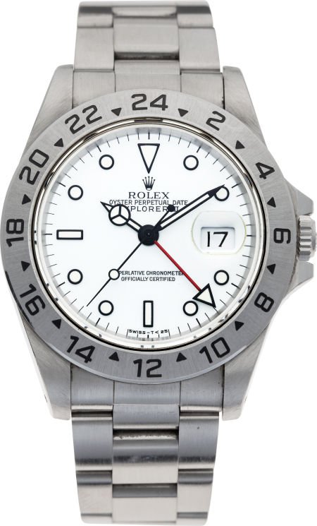 No Shipping into the U.S. - Rolex Ref.. 16570 St: No Shipping into the U.S. - Rolex Ref.. 16570 Steel Explorer, circa 1993 Case: stainless s