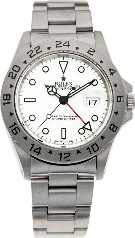 No Shipping into the U.S. - Rolex Ref. 16570 Ste: No Shipping into the U.S. - Rolex Ref. 16570 Steel Explorer II,circa 1991 Case: stai