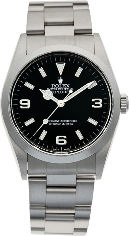 No Shipping into the U.S. - Rolex Ref. 14270 Ste: No Shipping into the U.S. - Rolex Ref. 14270 Steel Explorer, circa 1999 Case: No. A866983,