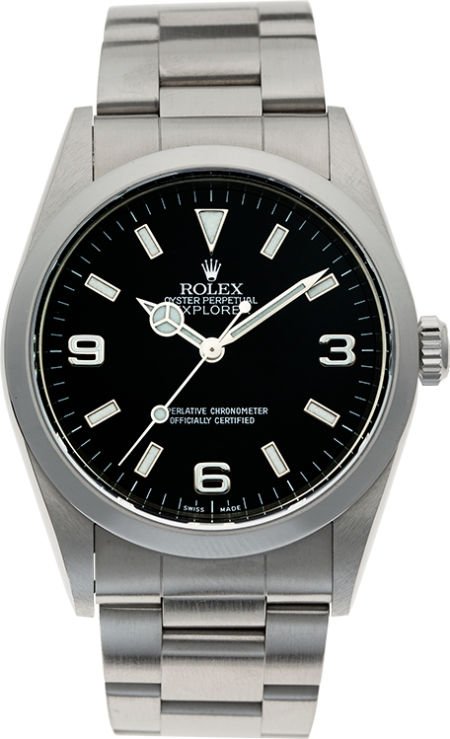No Shipping into the U.S. - Rolex Ref. 14270 Ste: No Shipping into the U.S. - Rolex Ref. 14270 Steel Explorer, circa 1999 Case: No. A801305,