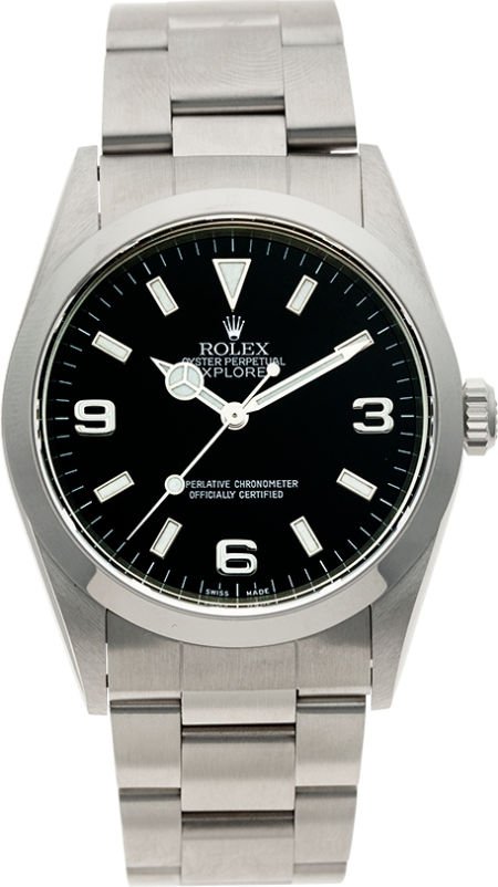 No Shipping into the U.S. - Rolex Ref. 14270 Ste: No Shipping into the U.S. - Rolex Ref. 14270 Steel Explorer, circa 1999 Case: No. A985120,