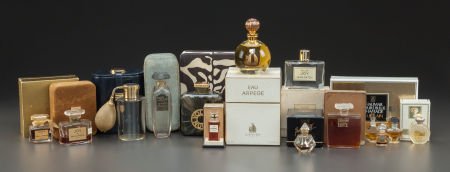 GROUP OF TWELVE BOXED PERFUMES BY VARIOUS MAKERS: GROUP OF TWELVE BOXED PERFUMES BY VARIOUS MAKERS INCLUDING CHANEL, COTY, GUERLAIN AND LANVIN