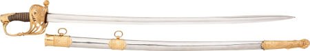 Civil War Sword Presented to Timothy L. Shanley : Civil War Sword Presented to Timothy L. Shanley 69th NYSV Irish Brigade. Died from Wounds Received at