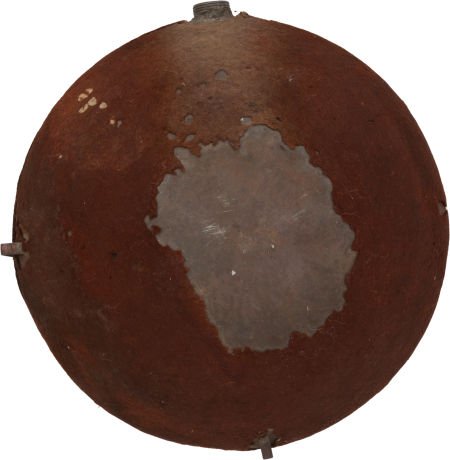 Unusual Civil War Medical Canteen: Unusual Civil War Medical Canteen the first example of this form we've ever seen. 11" dia