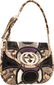 56429: Gucci Black, Purple & Natural Python and Snakesk