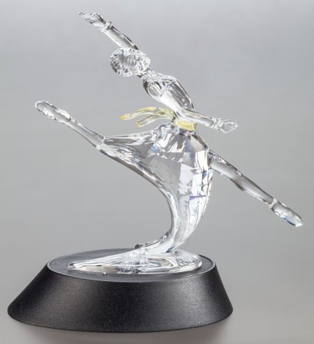 A SWAROVSKI CRYSTAL ANNA FIGURINE Designed by A: A SWAROVSKI CRYSTAL ANNA FIGURINE Designed by A