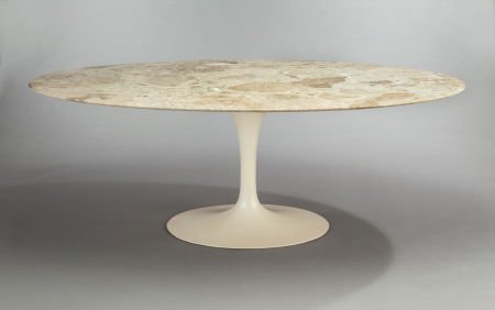 EERO SAARINEN (American, 1910-1961) Oval Dining: EERO SAARINEN (American, 1910-1961)Oval Dining Table (Model 174), 1956Ename