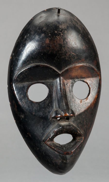 Dan (Liberia or Côte d'Ivoire, Western Africa) F: Dan (Liberia or Côte d'Ivoire, Western Africa) Face mask Wood Height: 8-1/4 inches