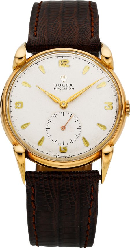 Rolex Ref. 4332 Rose Gold Vintage Chronometer Wr: Rolex Ref. 4332 Rose Gold Vintage Chronometer Wristwatch, circa 1940's Case: 18k rose gold