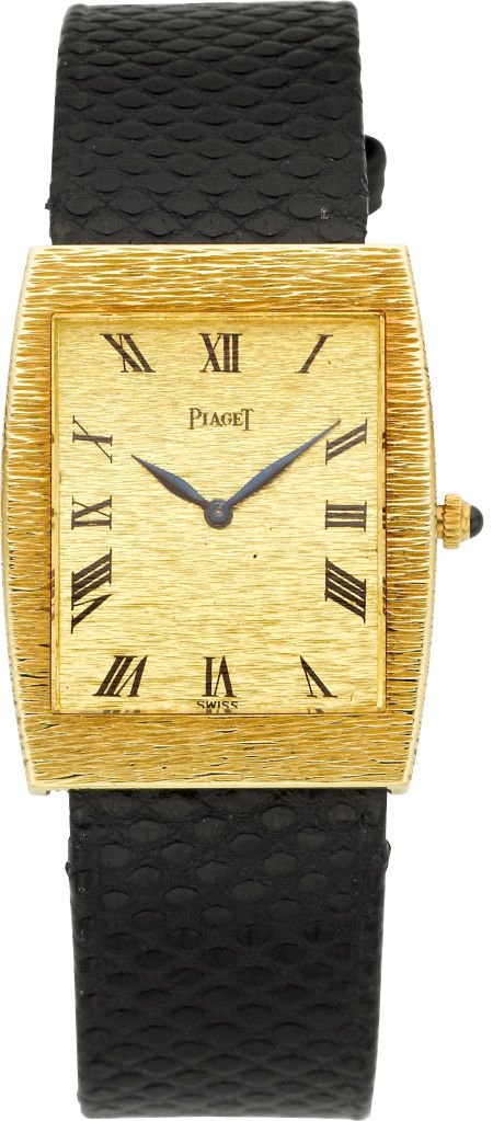 Piaget Ref. 9678 Gent's Gold Wristwatch, circa 1: Piaget Ref. 9678 Gent's Gold Wristwatch, circa 1970's Case: No. 137522, two body, 18k yell