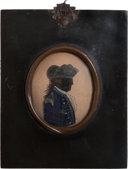 John Paul Jones: Silhouette on Glass Wall Plaque: John Paul Jones: Silhouette on Glass Wall Plaque. Silhouette on glass of naval legend Joh