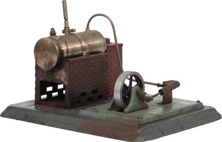SIX VARIOUS LIVE STEAM MODEL POWER PLANT TOYS Av: SIX VARIOUS LIVE STEAM MODEL POWER PLANT TOYS Average height: 10 inches (25.4 cm) Collec