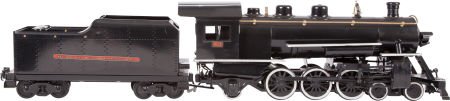 BUDDY L 2 INCH GAUGE MOTORIZED LOCOMOTIVE AND TE: BUDDY L 2 INCH GAUGE MOTORIZED LOCOMOTIVE AND TENDER Length: 42 inches (106.7 cm) High q