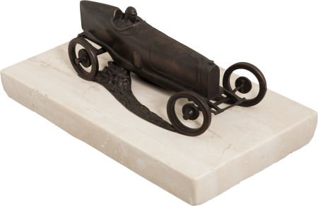 1923 Bugatti T30 Sculpture By M. Ulrich: 1923 Bugatti T30 Sculpture By M. Ulrich This is one of two bronze's created by the late M