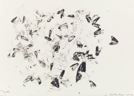 SUSAN ROTHENBERG (American, b. 1945) Moths and P: SUSAN ROTHENBERG (American, b. 1945) Moths and Peonies (from the portfolio
