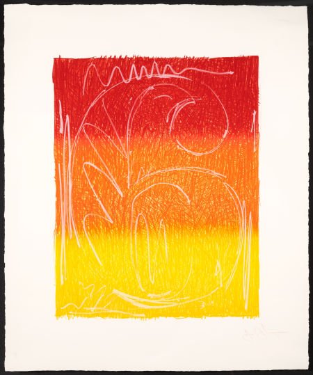 JASPER JOHNS (American, b. 1930) Figure 6 (from: JASPER JOHNS (American, b. 1930)Figure 6 (from the Color Numeral <