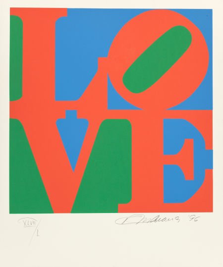 ROBERT INDIANA (American, b. 1928) The Book of L: ROBERT INDIANA (American, b. 1928)The Book of Love: A Portfolio of 12 Original Poems an