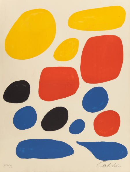 ALEXANDER CALDER (American, 1898-1976); MARC CHA: ALEXANDER CALDER (American, 1898-1976); MARC CHAGALL; JACQUES LIPCHITZ; EDOUARD PIGNON an