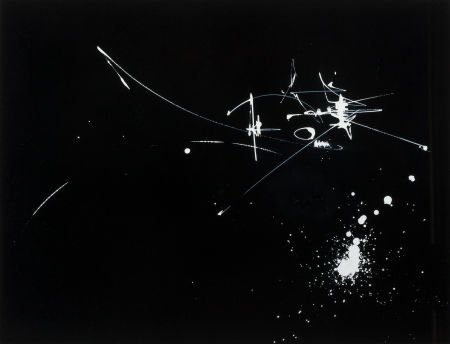 GEORGES MATHIEU (French, 1921-2012) Composition,: GEORGES MATHIEU (French, 1921-2012)Composition, 1959Ink on cardboard19-