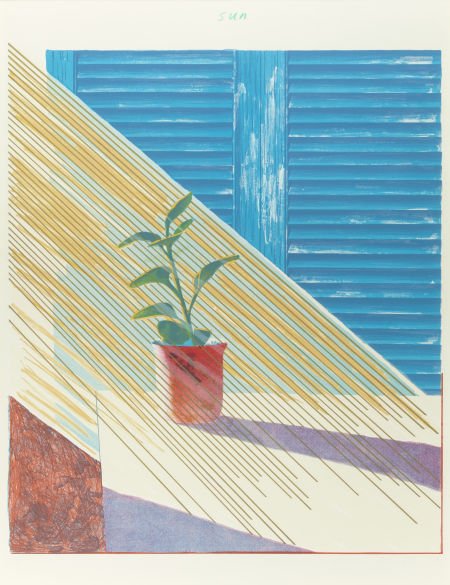 DAVID HOCKNEY (British, b. 1937) Sun (from the W: DAVID HOCKNEY (British, b. 1937)Sun (from the Weather&n