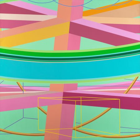 AL HELD (American, 1928-2005) Padua VI, 1981 Liq: AL HELD (American, 1928-2005)Padua VI, 1981Liquitex acrylic polymer on canv