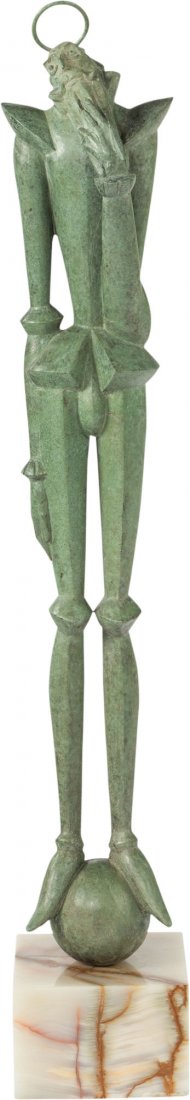 MARSHALL M. FREDERICKS (American, 1908-1998) War: MARSHALL M. FREDERICKS (American, 1908-1998) Warrior Saint, from Seven S