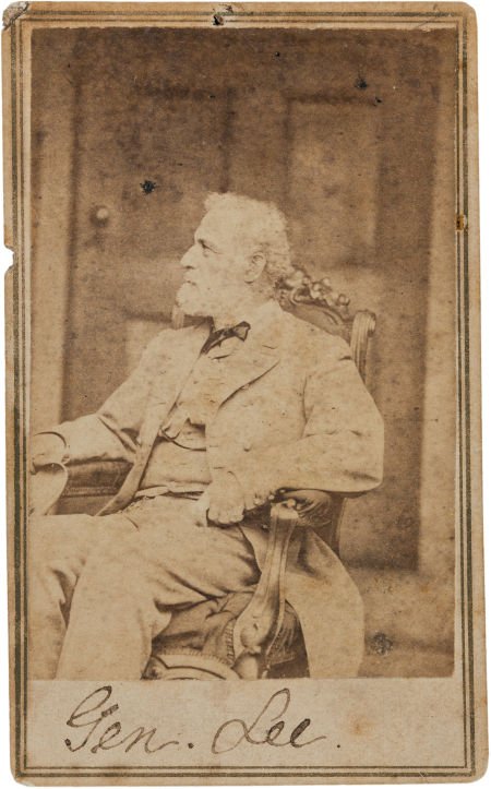 Confederate General Robert E. Lee Carte de Visit: Confederate General Robert E. Lee Carte de Visite, Richmond, 186
