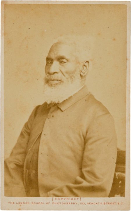 Josiah Henson Carte de Visite.: Josiah Henson Carte de Visite. 2.5" x 4". As identi