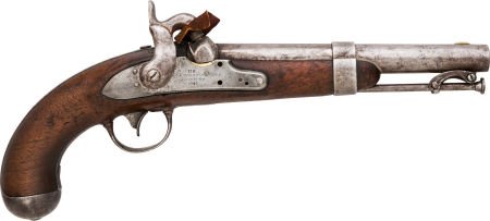 U.S. Model 1836 Conversion Pistol by Robert John: U.S. Model 1836 Conversion Pistol by Robert Johnson .54 caliber smoothbore, 8 1/2" barrel