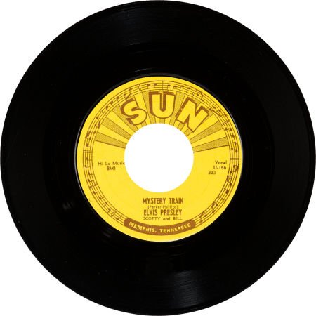 Elvis Presley "Mystery Train/ I Forgot to Rememb: Elvis Presley "Mystery Train/ I Forgot to Remember to Forget" Sun Single (Sun 223, 1955). 