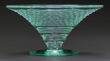 DAUM GLASS COMPOTE Circa 1900, Engraved: DAUM, N: DAUM GLASS COMPOTECirca 1900, Engraved: DAUM, NANCY FRANCE, with a cross of Lor