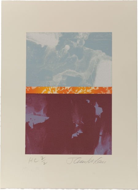 JOHN CHAMBERLAIN (American, 1927-2011) Untitled,: JOHN CHAMBERLAIN (American, 1927-2011)Untitled, 1979Lithograph in colors