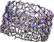 54309: Sapphire, Diamond, Gold Bracelet