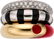 54310: La Nouvelle Bague Diamond, Enamel, Gold Ring