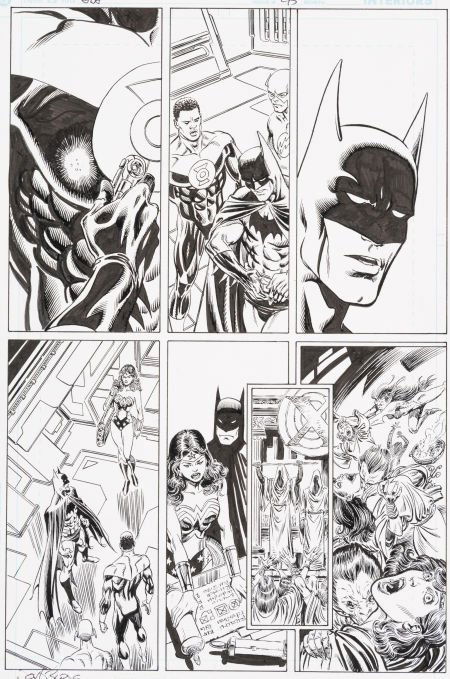 John Byrne and Jerry Ordway JLA #95 Page 13 Batm: John Byrne and Jerry Ordway JLA #95 Page 13 Batman, Wonder Woman