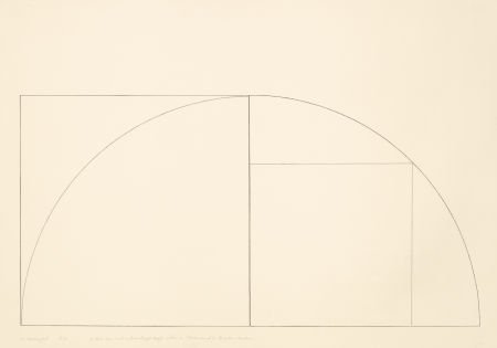 ROBERT MANGOLD (American, b. 1937) A Line Arc an: ROBERT MANGOLD (American, b. 1937)A Line Arc and a Line Right Angle..., 1976