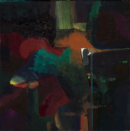 VICTORIA MORTON (Scottish, b. 1971) Untitled, 20: VICTORIA MORTON (Scottish, b. 1971)Untitled, 2002Oil on canvas9-7/8 x 9