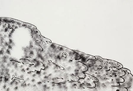 MIKE KELLEY (American, 1954-2012) Garbage Drawin: MIKE KELLEY (American, 1954-2012)Garbage Drawing #26, 1988Acrylic on paper<