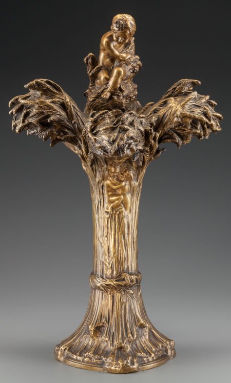 FRANÇOIS RAOUL LARCHE ART NOUVEAU GILT BRONZE LA (1 of 2)