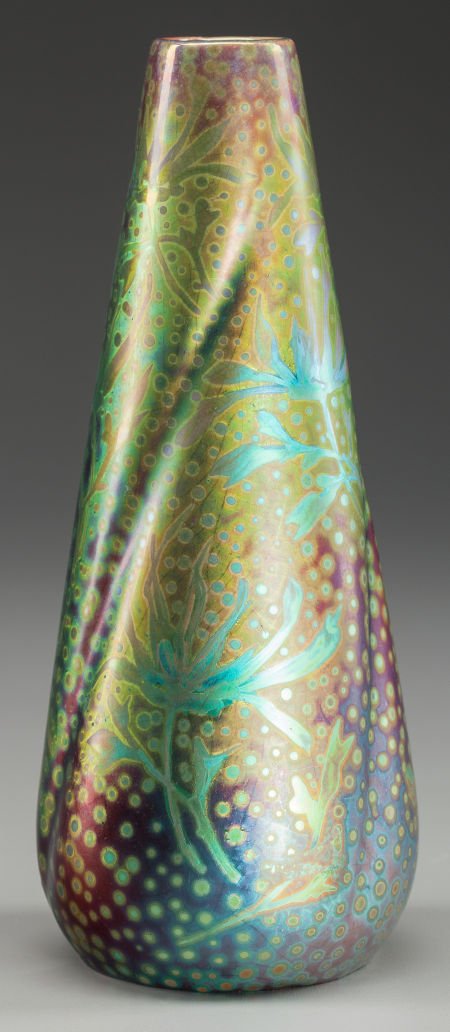 WELLER SICARD POTTERY VASE, Designed by Jacques (1 of 2)
