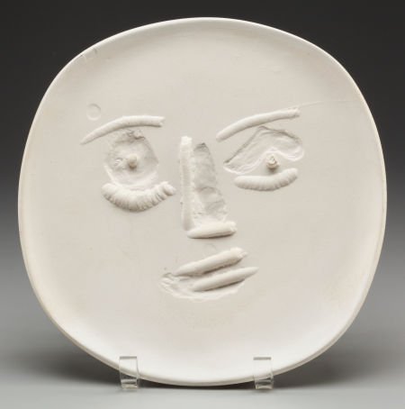 PABLO PICASSO (Spanish, 1881-1973) Visage aux gr (1 of 2)