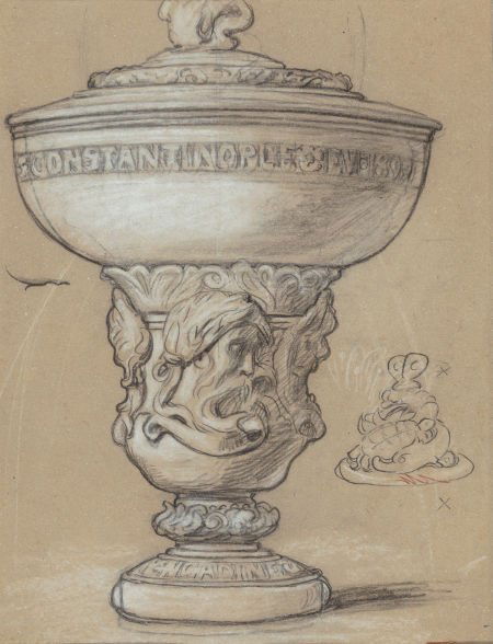 ELIHU VEDDER (American, 1836-1923) Design for Br (1 of 2)