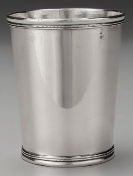A HENRY HUDSON SOUTHERN COIN SILVER JULEP CUP, L: A HENRY HUDSON SOUTHERN COIN SILVER JULEP CUP, Louisville, Kentucky, mid 19th century