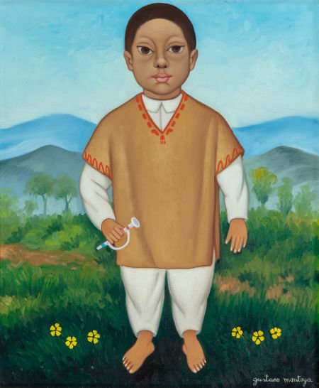 GUSTAVO MONTOYA (Mexican, 1905-2003) Boy in Oran (1 of 2)