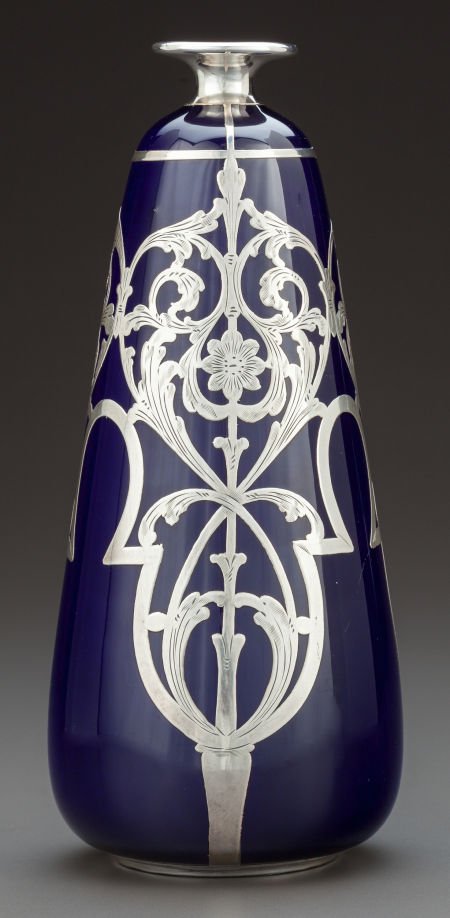 EAMCO AND LENOX SILVER OVERLAY COBALT PORCELAIN (1 of 2)