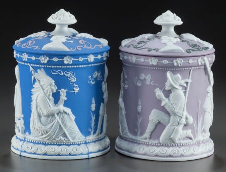 TWO GERMAN JASPER HUMIDORS ATTRIBUTED TO SCHAFER (1 of 2)