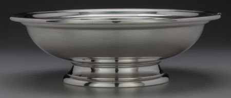 A GORHAM SILVER CENTER BOWL, Providence, Rhode I (1 of 2)